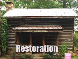 Historic Log Cabin Restoration  Martin, Ohio